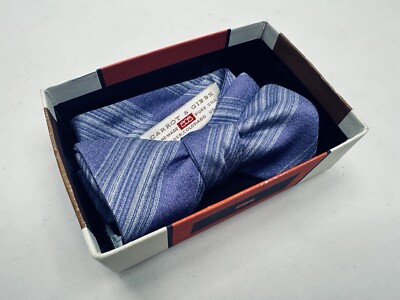 New Carrot & Gibbs Bow Tie For Men, Silk USA With Box Lavender, Purple, Stripe