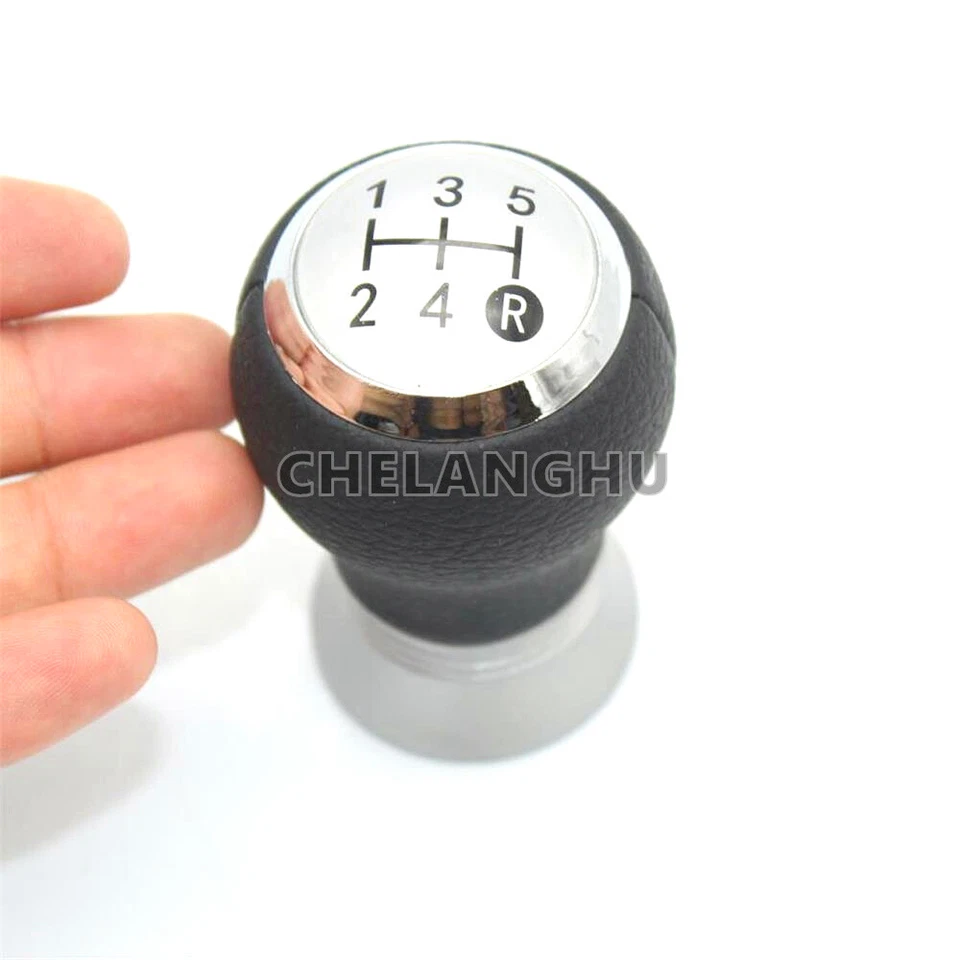For Toyota Yaris 2006 2007 2008 2009 2010 Car 5 Speed Gear Shift Knob Leather - Imagem 3 de 4