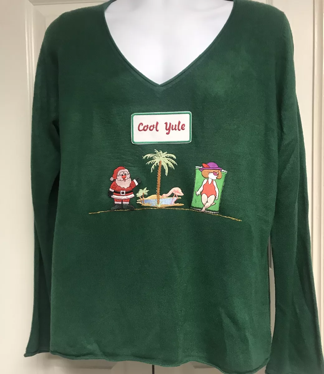 Ugly christmas hotsell v neck sweater