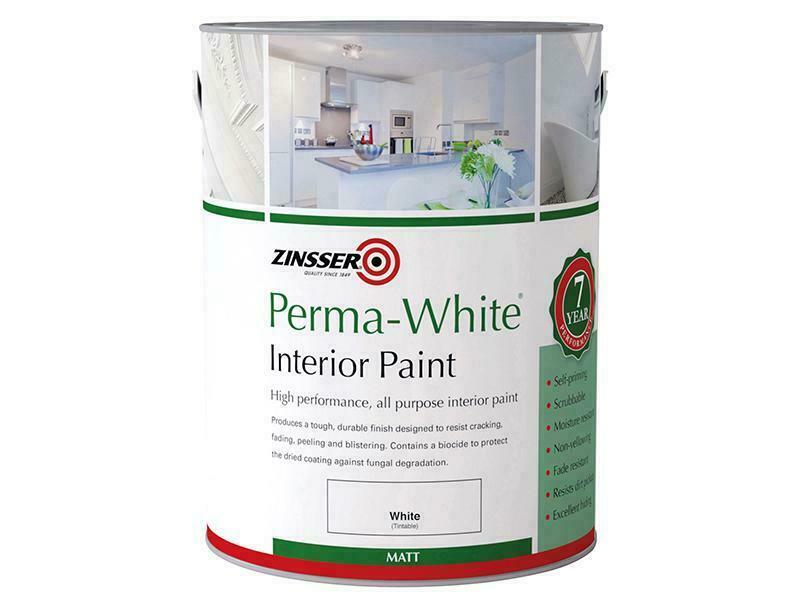 Zinsser Perma-White Interior Paint Matt 2.5 Litre ZINPWES25L