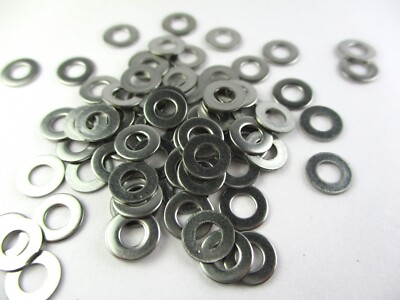 #ad #ad 100pcs M3 Metric Flat Washers fits M3 Machine Screw A2 Stainless Steel 18 8 $10.25
