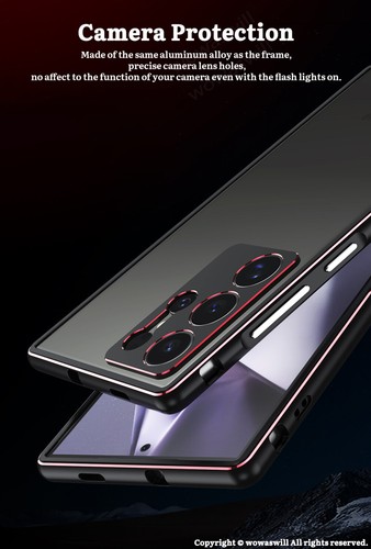For Samsung Galaxy Luxury Aluminum Metal Bumper Frame Screw Case - Picture 4 of 30