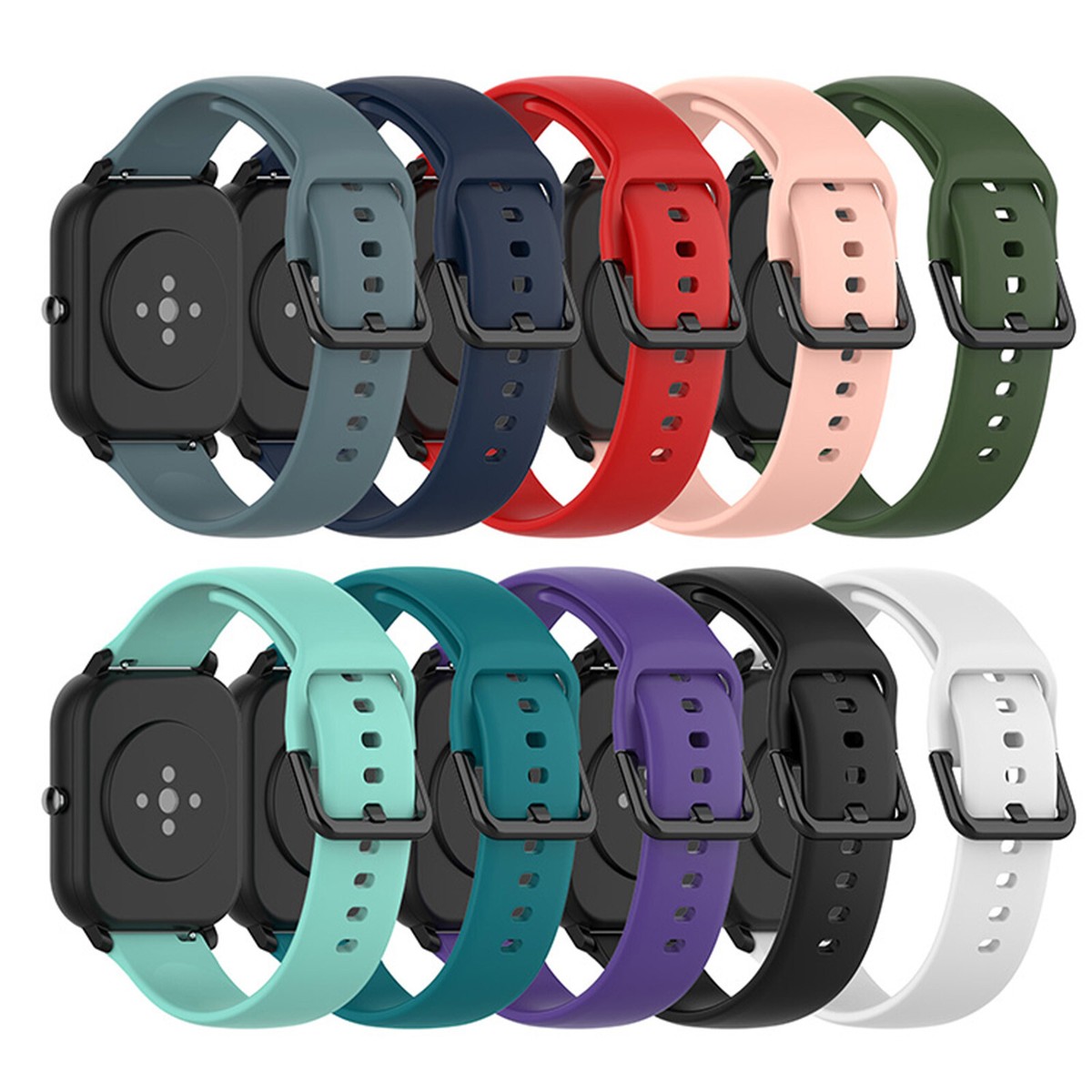 For Amazfit GTS 2/GTS4 Mini/GTS 3/GTS 2e/GTS 2mini/ Silicone Watch