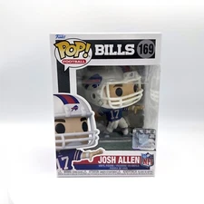 Funko Pop! NFL Josh Allen Away Jersey 169 Buffalo Bills With Protector