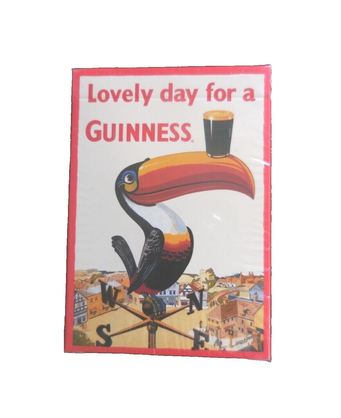 LOVELY DAY FOR A GUINNESS - Plaque métal 20x30cm