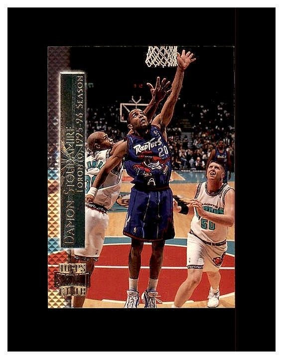 1996-97 Stadium Club Shining Moments Basketball Card #SM10 Damon Stoudamire MINT