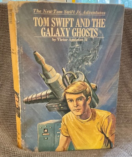 Tom Swift and the Galaxy Ghosts Vintage Yellow Spine HB 1971 Victor Appleton KU - Picture 1 of 15