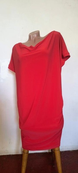 Women Joseph Ribkoff Dress Red Elastane XL