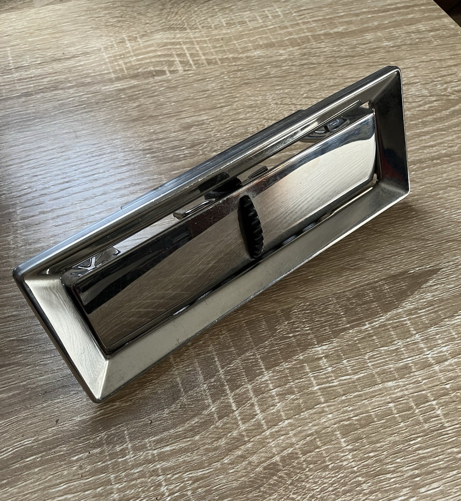 Vintage Rolls Royce Chrome Front Center Console Ashtray
