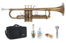 Bb Trompete Vintage Klier Mundstück Jazztrompete Gigbag Zubehör Leichtkoffer