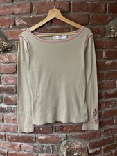 Vintage 90s Y2K Punk Kitty Long Sleeve Thermal Shirt L Made In USA