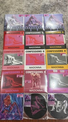 Madonna Confessions II complete set of 15 vinyl variants, including alternate co