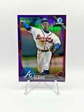 Ozzie Albies 2016 Bowman Chrome #/250 PURPLE REFRACTOR Rookie Card (RC) #3
