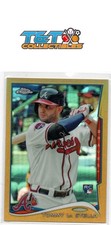 Tommy La Stella 2014 Topps Chrome Update Gold #MB-14 Atlanta Braves RC /250 88