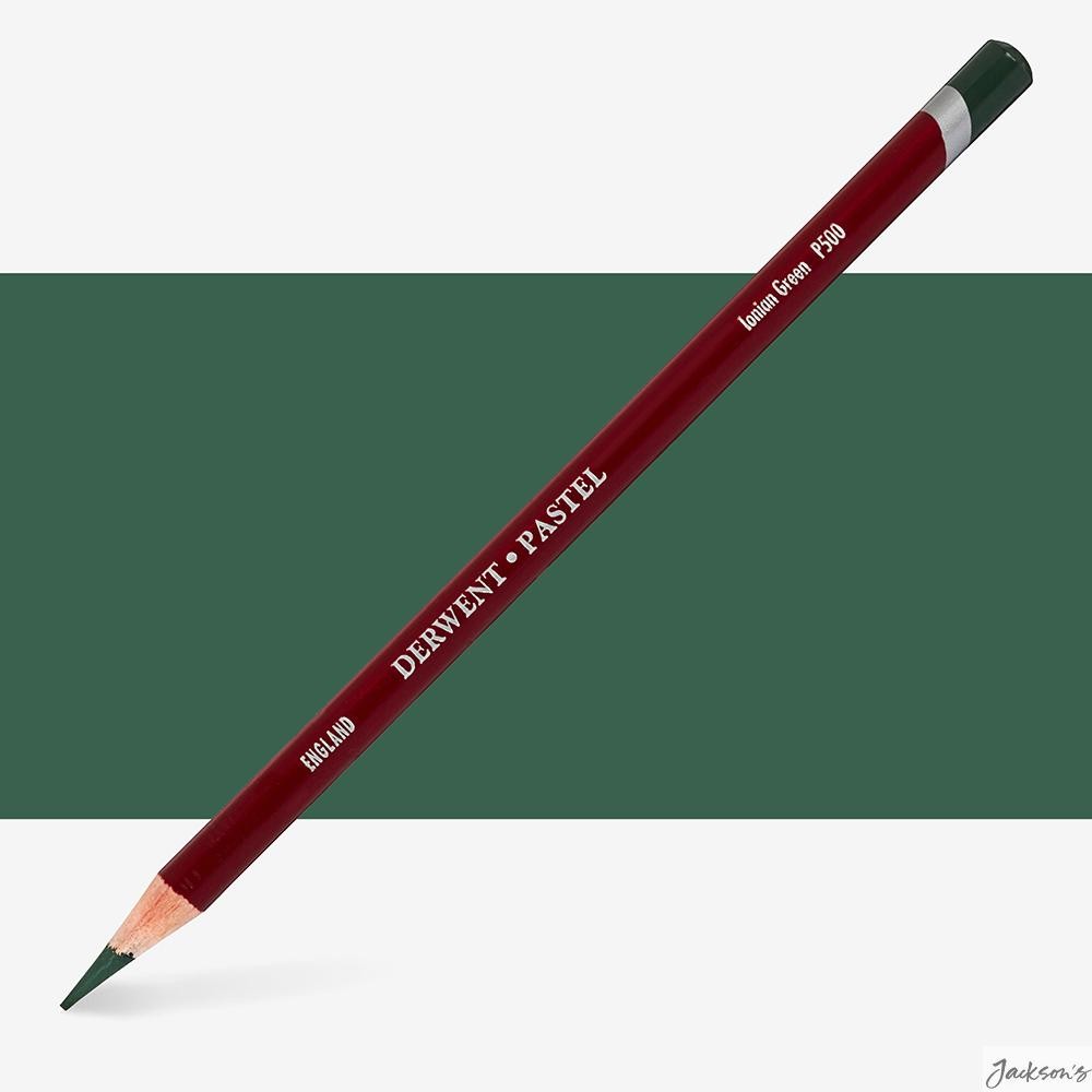 Derwent Pastel Pencil Wood Cased Ionian Green For Blending And Drawing