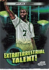 2023-24 Topps Chrome Cosmic #ET-2 Jaylen Brown Extraterrestrial Talent