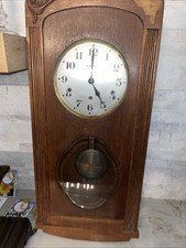 vedette wall clock Antique Rare And WORKING 10 Hammer And Rod Very Rare