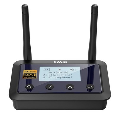 B03Pro+ Bluetooth 5.3 Transmitter Receiver Certified LDAC for TV Home Stereo,...