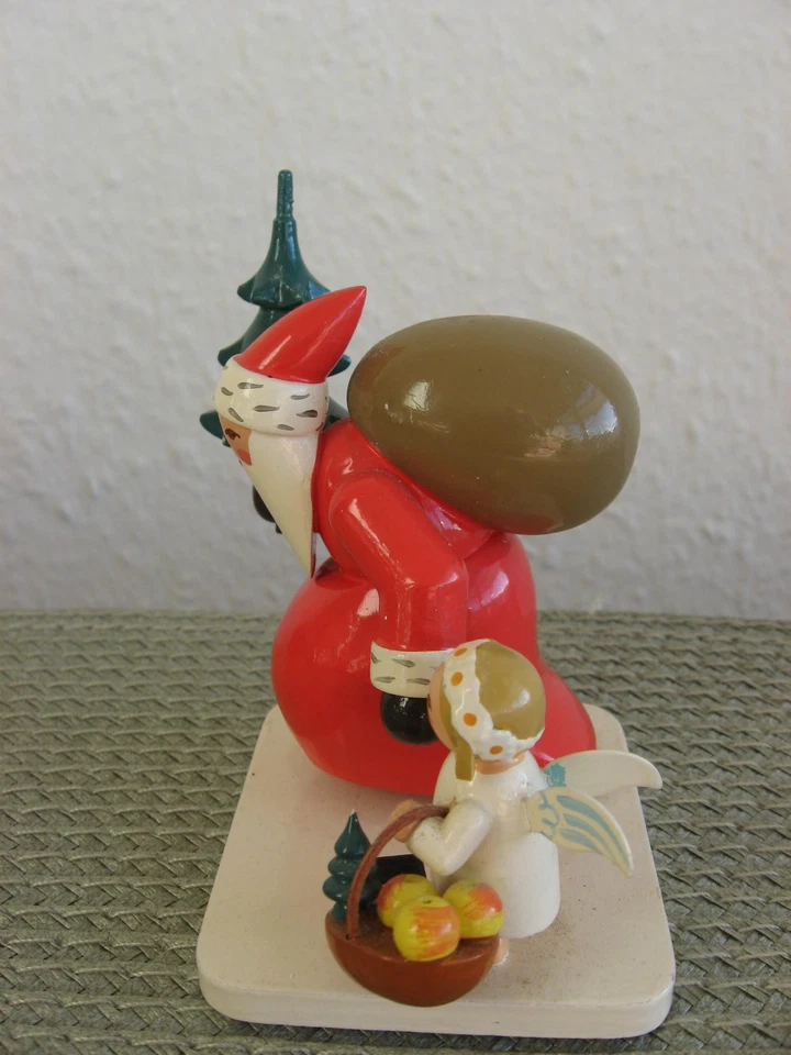 Wendt & Kühn Margeritenengel , lieber Engel mit Nikolaus , Erzgebirge * - Bild 4 von 4