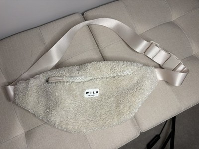 Women s Wilo the Label cream sherpa belt bag
