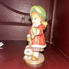 ANRI Sarah Kay Design Valentine Limited Edition Wood Christmas Girl Figurine — photo 2