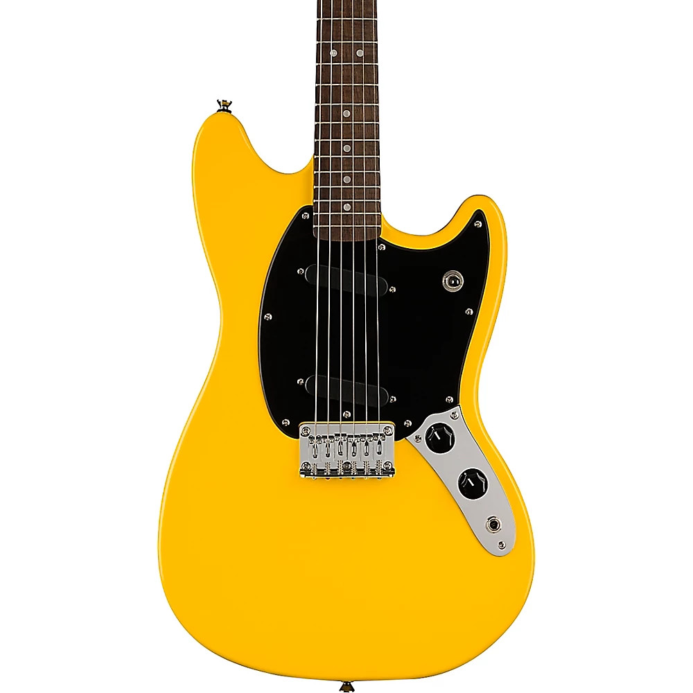 Squier Sonic Mustang Laurel Fingerboard Electric Guitar Graffiti Yellow 40190₽