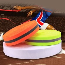 Polyester Beach Volleyball Finish Line Tape with Reflective Strip for Sports
