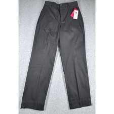 Spanx Super Smooth Stretch Twill Slim Straight Trouser Pants Black Medium NWT
