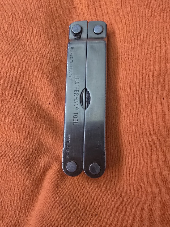 An original first-generation Leatherman PST — the tool that invented the multitool category, and still a grail piece for collectors and gear heads.