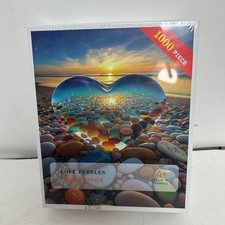 1000 Piece Jigsaw Puzzle Love Pebbles Beach Difficult Hard Adult Puzzle SKU s295