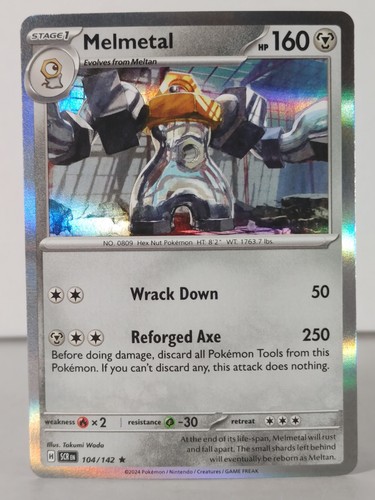 Melmetal - Stellar Crown - 104/142 - Pokemon TCG - Rare - D