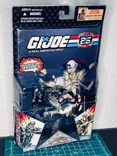 New ListingG.I. Joe 25th Anniversary Firefly & Storm Shadow Comic 2-Pack 3.75" Figures 2008