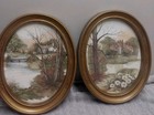 New ListingTwo Vintage Homco Framed Print Landscape Colored Pictures/Portraits