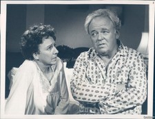 New York Carroll Oconnor Jean Stapleton All The Family Historic Press Photo 7x9