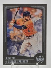 George Springer 2018 Diamond Kings Baseball Black Framed Border 1/5