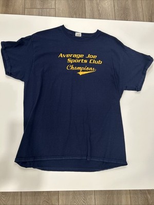 Men s Average Joe Sports Club Champions T-shirt Size XLarge