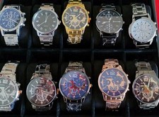 Set of 10 NEW Men's MenWatches CLOSEOUT OVERSTOCK CLEARANCE DEAL iPhone Lot AAA