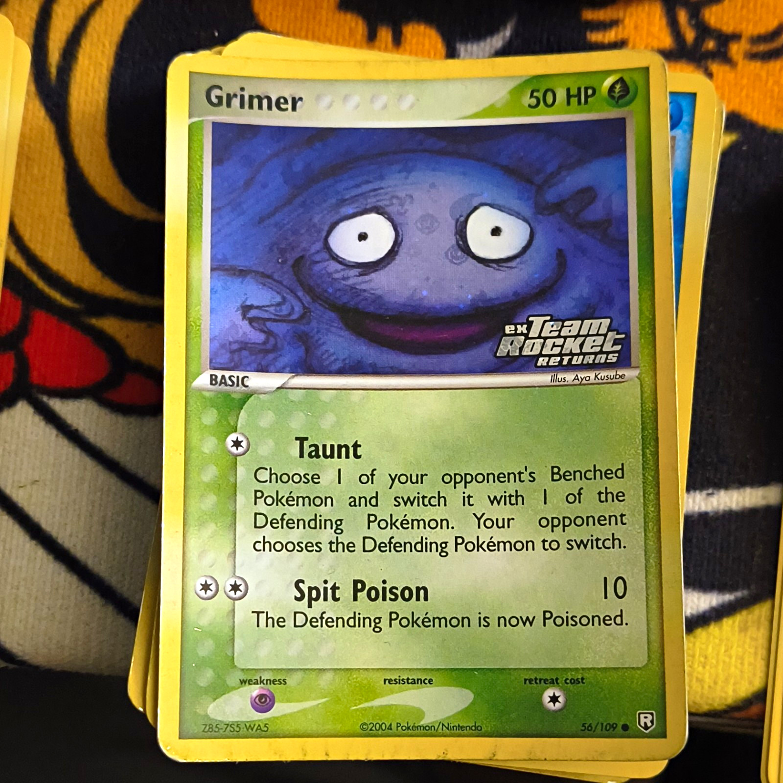 Pokémon TCG EX Team Rocket Returns Grimer 56/109 Holo/Regular EN 2004 Ayo