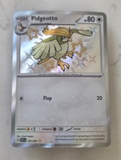 Pokemon TCG Paldean Fates Pidgeotto 197/091 Shiny Holo Rare Tcg S&V on eBay
