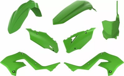 Polisport Plastikkit passt an Kawasaki KX 125 250 03-08 Restyle OEM grün