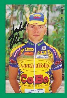 CYCLING cycling card MASSIMILIANO GENTILI team CANTINA TOLLO CO.BO.  Signed