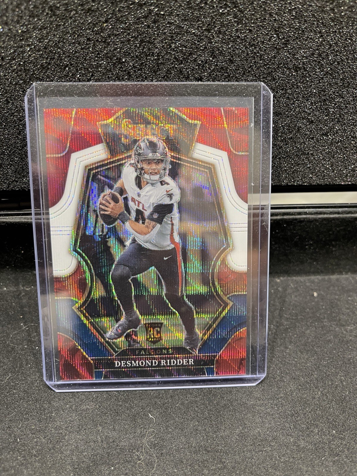 2022 Panini Select - Premier Level Desmond Ridder #104 Tri-Color Prizm /199 (RC)