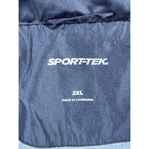 Sport-Tek Liquid Death Windbreaker Jacket Mens 2XL Black Red Logo Full Zip. A32 image 6