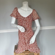 ASTR The Label Rust Ditsy Floral Mini Dress – Size XS (New w/ Tags)
