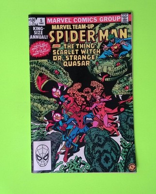 Marvel Team-Up Annual #5 Vol. 1 1981 Marvel Comics 1st App Annual Q73-64