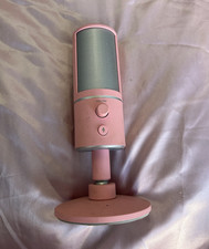 Razer Seiren X Pink Freestanding USB Desktop Mic w/ Mute Volume Control