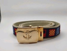 SKIPPERS 42” Long NAUTICAL Preppy Sailing THEME BELT MADE IN USA