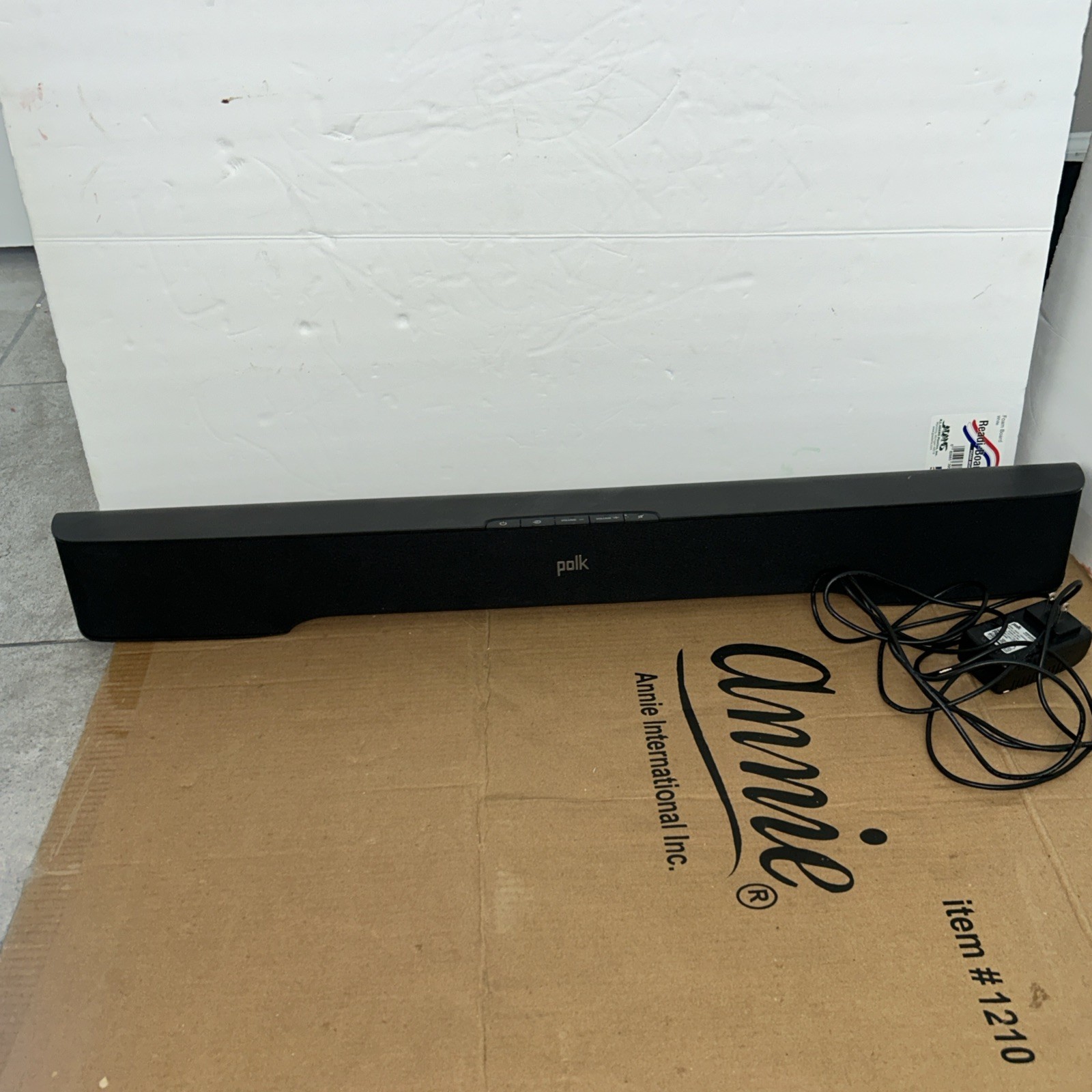 Polk DSB1  Home Audio Bluetooth Soundbar w/Remote Power Cord