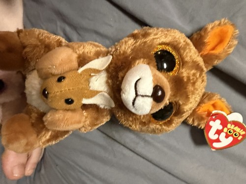 Ty Beanie Boos Kipper 6" Plush Kangaroo with Joey Has Tags