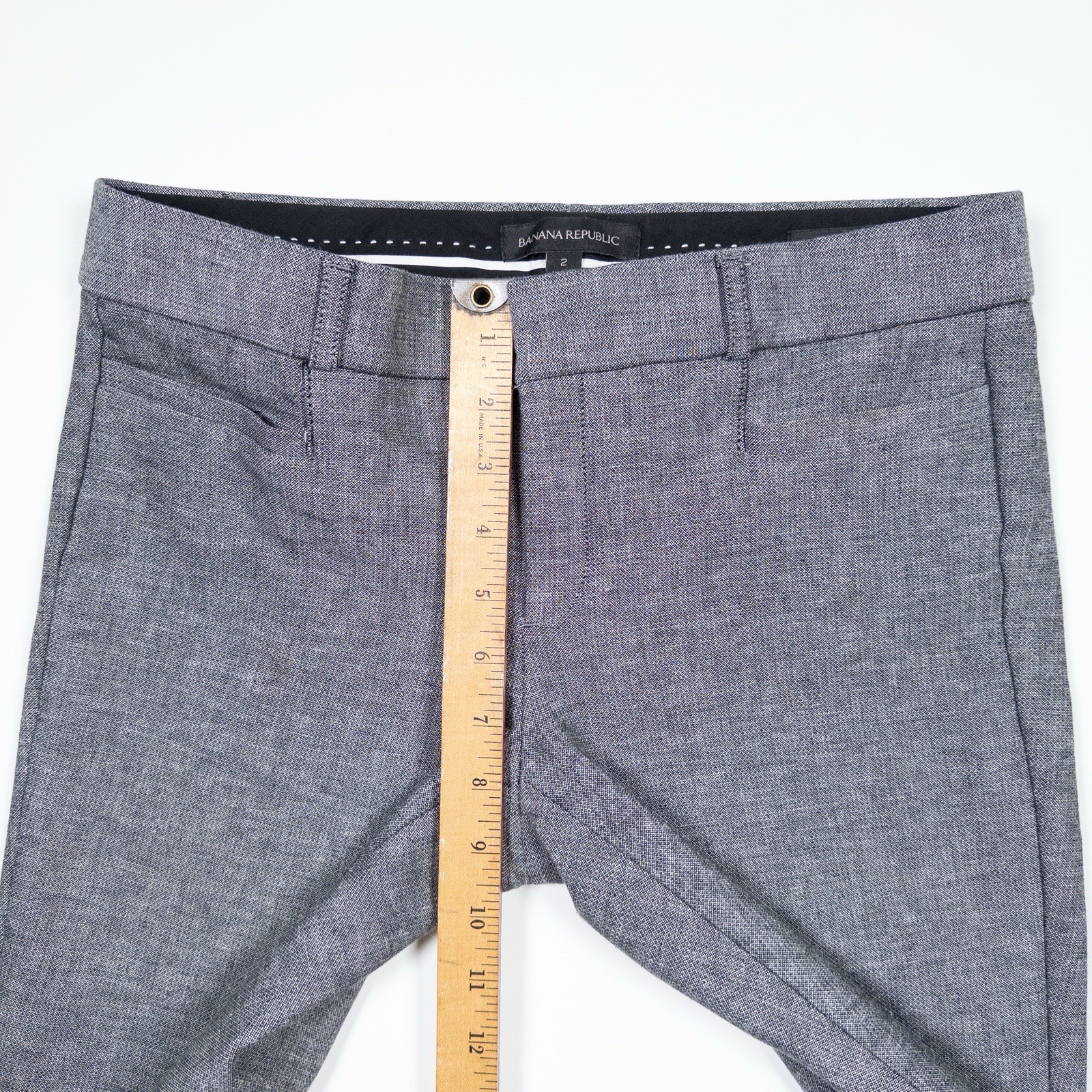 Banana Republic Sloan Gray Slim Ankle Dress Pants Women’s Size 2 Work Office